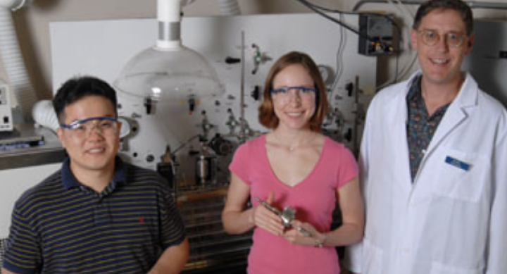 Image of Haiqing Lin, Elizabeth van Wagner, and Benny D. Freeman Image of Haiqing Lin, Elizabeth van Wagner, and Benny D. Freeman