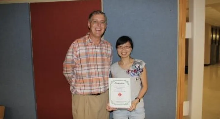 Image of Zhengwang He with Benny Freeman Image of Zhengwang He with Benny Freeman