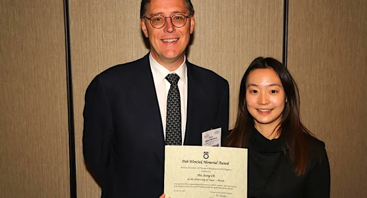 Image of Benny D. Freeman with Hee Jeung Oh Image of Benny D. Freeman with Hee Jeung Oh