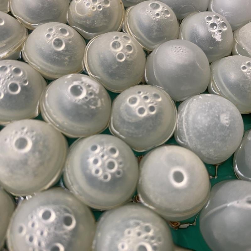 Image of floating plastic balls